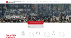 Desktop Screenshot of eparticipa.com