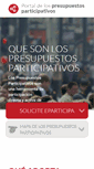 Mobile Screenshot of eparticipa.com