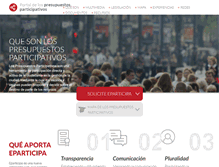 Tablet Screenshot of eparticipa.com
